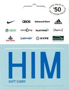 gift card him